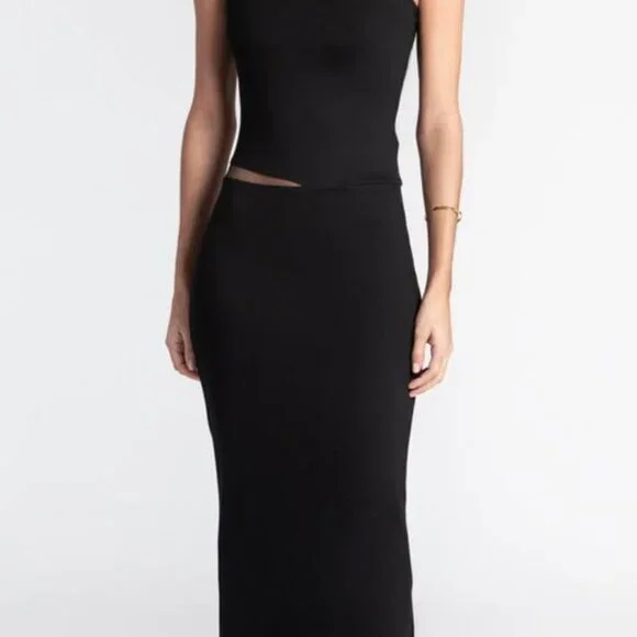 Marcella Martina one shoulder black dress. - Picture 2 of 10